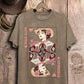 Wild West Queen of Hearts Cowgirl Graphic Top