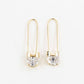 Sparkling Pin Hook Earrings