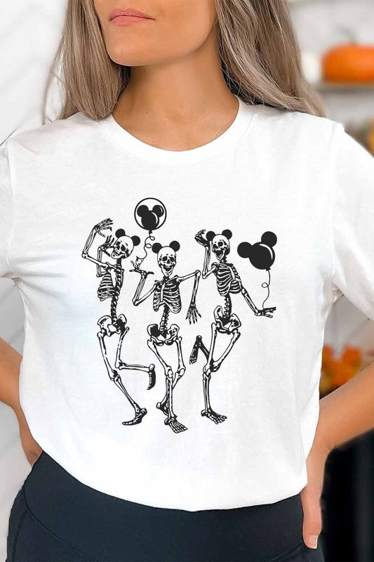 Mouse Skelleton Graphic Tee