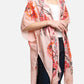 Vibrant Floral Printed Lace Kimono
